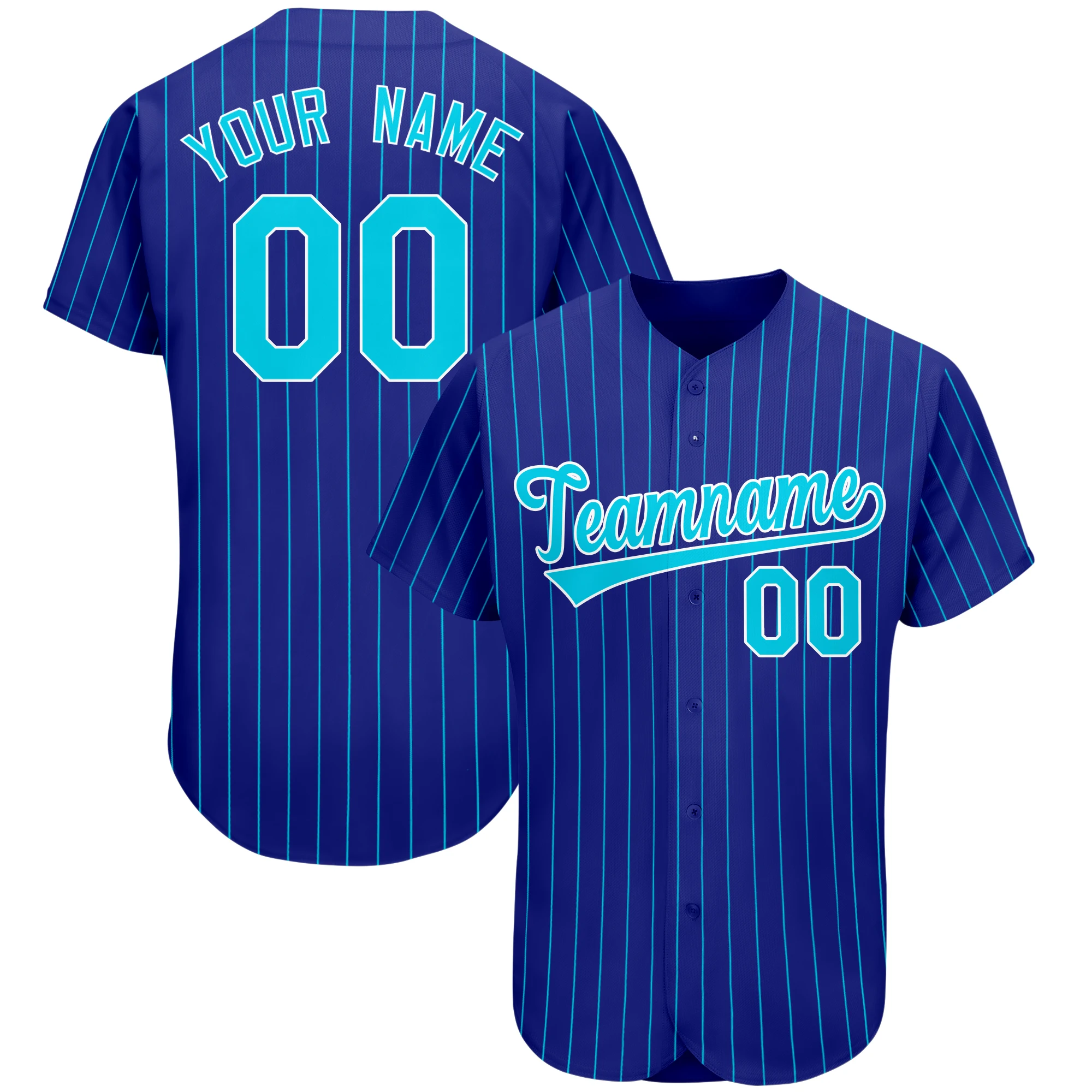 Baseball Jerseys Stripes Printing Team Name/Number Baseball Shirts Outdoor Softball Game Training Uniform for Men/Women