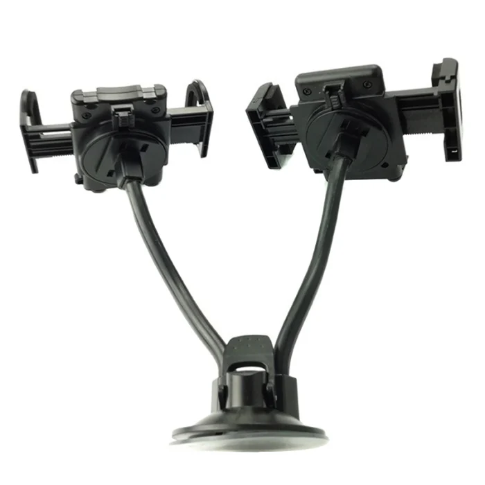 Автомобильный держатель для телефона с двойной головкой на приборной панели, крепкая присоска, подставка для телефона, кронштейн TD326