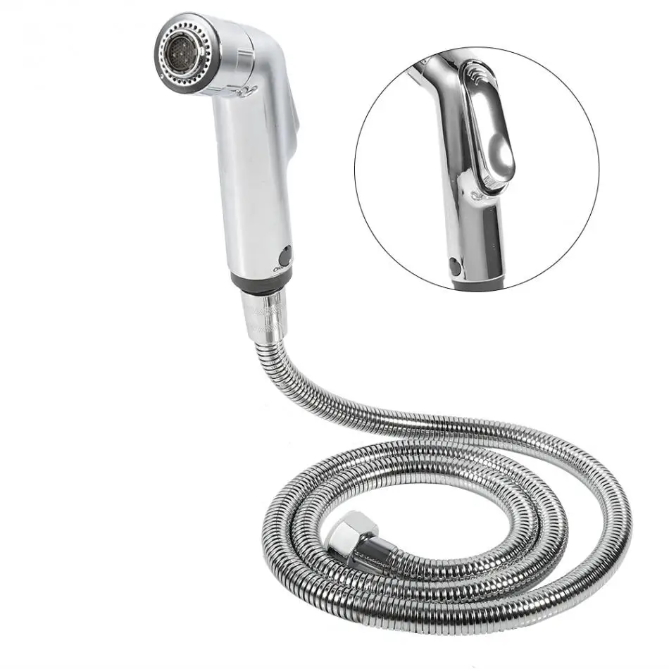 

Household Multi-functional Toilet Bidet ABS Bathroom Handheld Toilet Bidet Shower Spray Sprayer Hose Holder