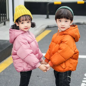 

Boys and Girls Winter Coats 1-7 Years Old Children's Cartoon Coat Thickened Korean Baby Kids Down Parkas Autumn Winter Coat