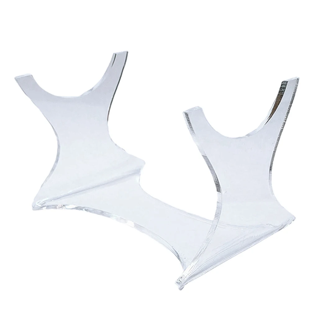 Clear Tabletop Horizontal Acrylic Display Rack Holder Storage for Lightsaber