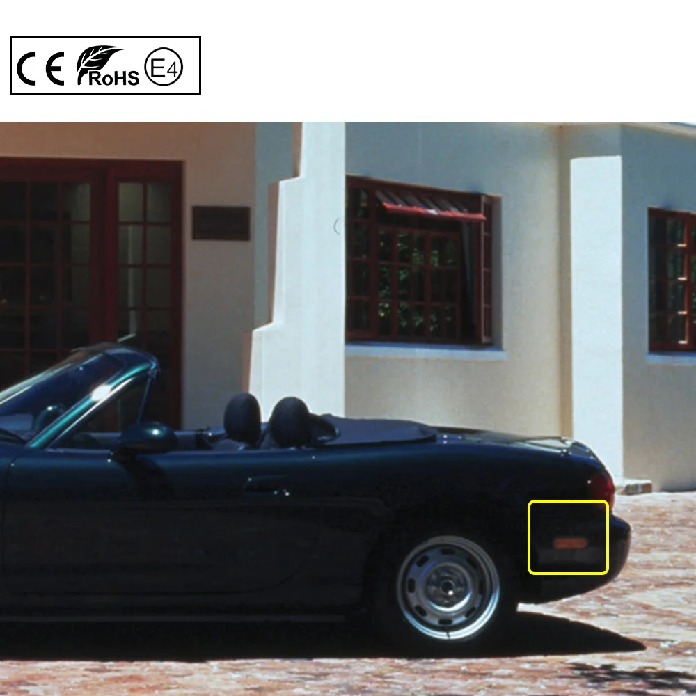 Для Mazda Miata MX 5 1990 2005 прозрачная задняя фонарь красный свет 2X|Сигнальная лампа| |