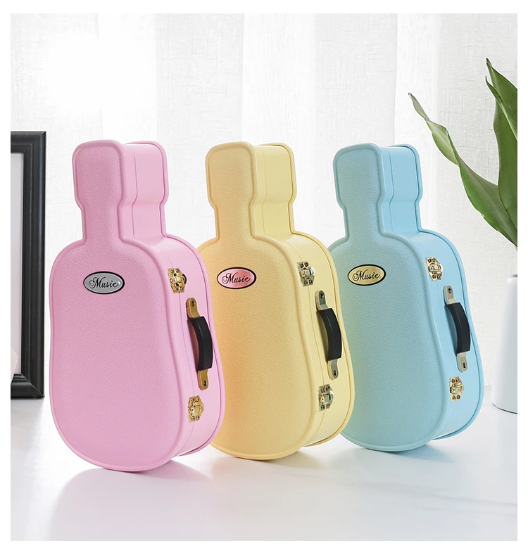 Creative Rotating Dance Children'S Music Box Jewelry Box Guitar