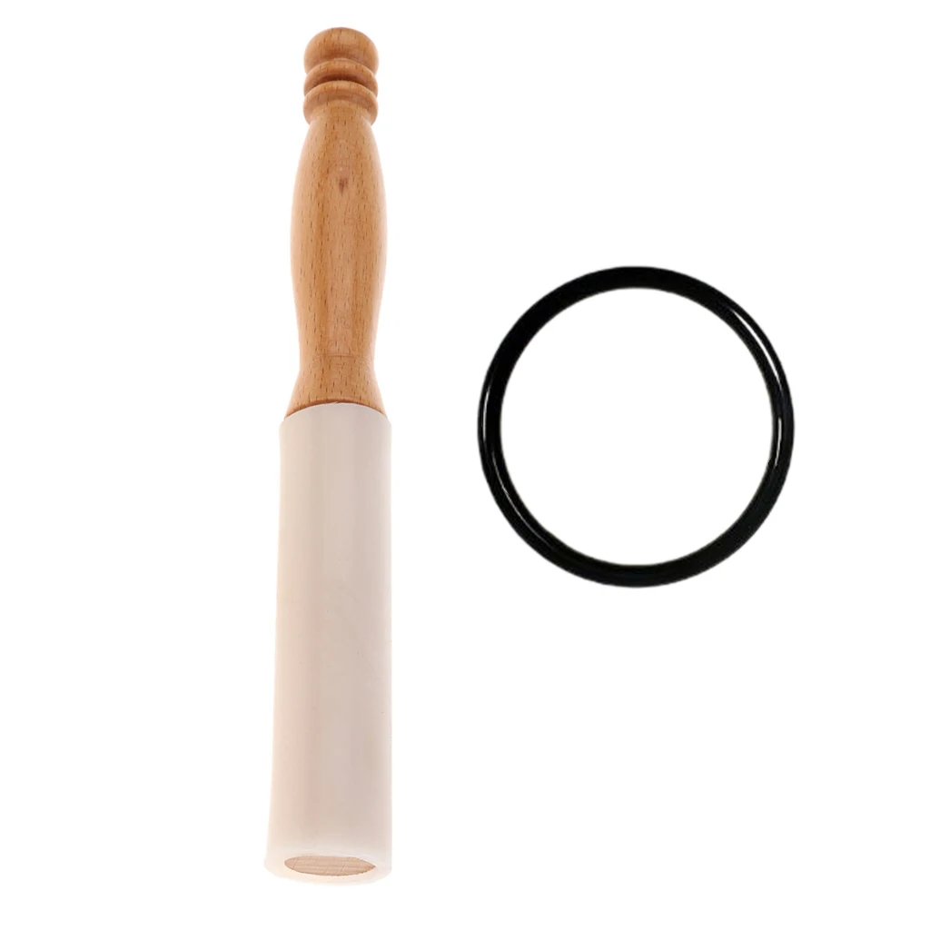 10 Inch Singing Bowl Rubber Mallet Beater Rubber Ring for Striker Quartz Tibetan Meditation Bowl Parts Accs 10 Inch Singing Bowl Rubber Mallet Beater Rubber Ring for Striker Quartz Tibetan Meditation Bowl Parts Accs