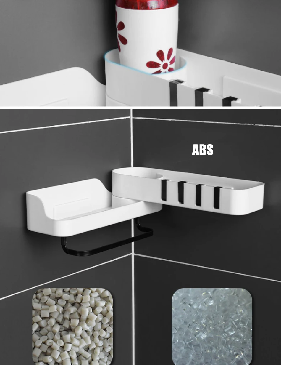 Bathroom Shelf Organizer Rotatable