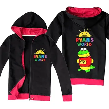 

2020 Autumn Children Clothing Ryan Toys Zipper Kids Hoodies Toddler Sweatshirt Long Sleeve Cartoon Hoodie Baby Clothes Girl