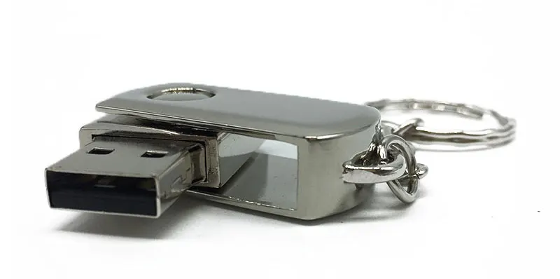 Новое металлическое вращение Usb флэш-накопитель 2,0 4 ГБ 8 ГБ 16 ГБ 32 ГБ 64 ГБ логотип Заказные флешки творческий большой палец U диск устройство для хранения