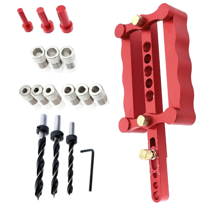 

Auto Woodworking hole locator Centering Dowel Dug Drilling 6150 Aluminum alloy