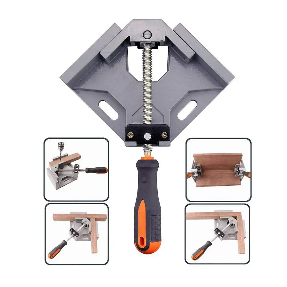 Деревообрабатывающие зажимы 90 градусов угловой зажим алюминиевый DIY Инструменты
