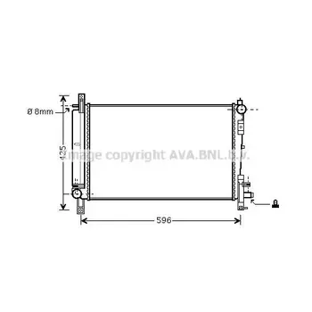 

Radiator cooling system for Chrysler Town & Country Voyager 2.5 CR