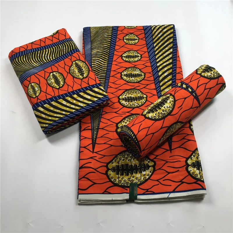 2021 New Hot Sale African Wax Fabric Cotton Material Nigerian Ankara Block Prints Batik Dutch High Quality Sewing Cloth VL-51