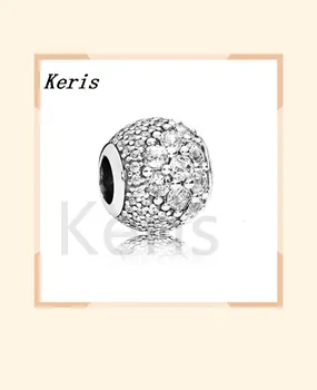 

100% 925 sterling silver 1:1 797032cz enchanted pave charm charm charm charm charm bracelet original female jewelry