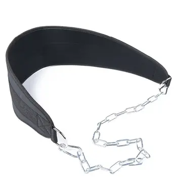

Gym Back Pull Up Chain Dipping Body Building Workout Weight Lifting Belt Unisex Sports Premium Lifting Dip Pull-ups