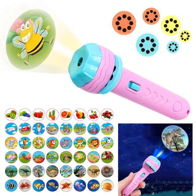 Baby Rattles Toy For Kids Bathroom Shower Gyro Animal Sucker Spinner Montessori Touch Sensory Toys For Newborn Infant 0-12 Month Projection flashligh