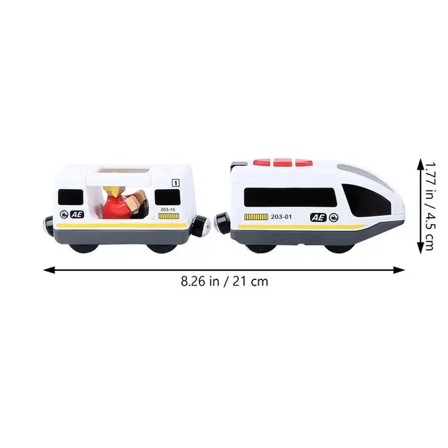 Electric Train toy Children Funny RC Electric Train Model Toy Educational Toy for Kids Children (No Battery) 6