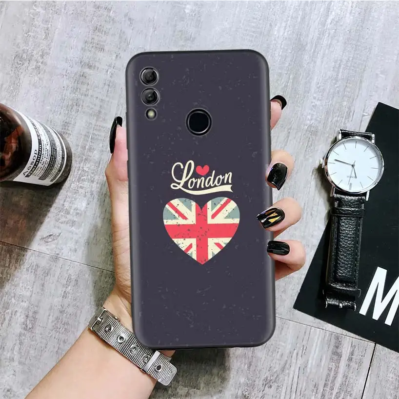 BA264-1 Черная крышка чехол для телефона для huawei Y9 Y5 Y6 Y7 Honor 10 9 Lite 9X8X8 S 8A фотоаппаратов моментальной печати 7S 7A 10i 20i V20 Coque Капа - Цвет: BA264-1