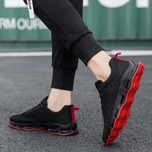 Летняя прогулочная обувь из сетчатого материала; мужские удобные кроссовки с лезвием; мужские спортивные кроссовки; светильник; Уличная обувь для бега и ходьбы; мужская обувь