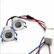 10 шт./лот Мини 3W светодиодный даунлайт с регулируемой яркостью AC110V/220 V/DC12V теплый белый, холодный белый Светодиодный утопленные потолочные светильники с бесплатной доставкой