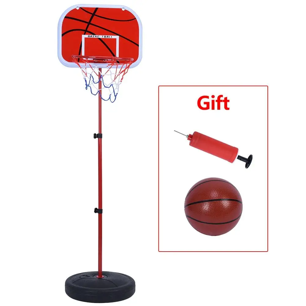 Children's basketball stand Portable Basket rack Indoor plastic children's shooting rack adjustable Children's basketball toy