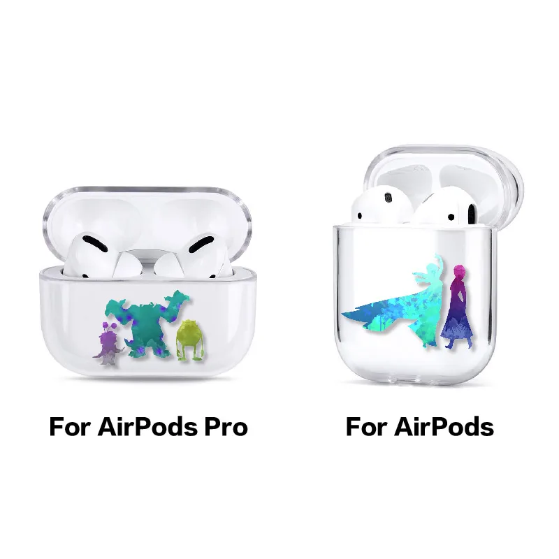 Чехол для наушников с изображением короля льва из мультфильма для Apple iPhone, зарядная коробка для AirPods Pro, жесткий прозрачный защитный чехол