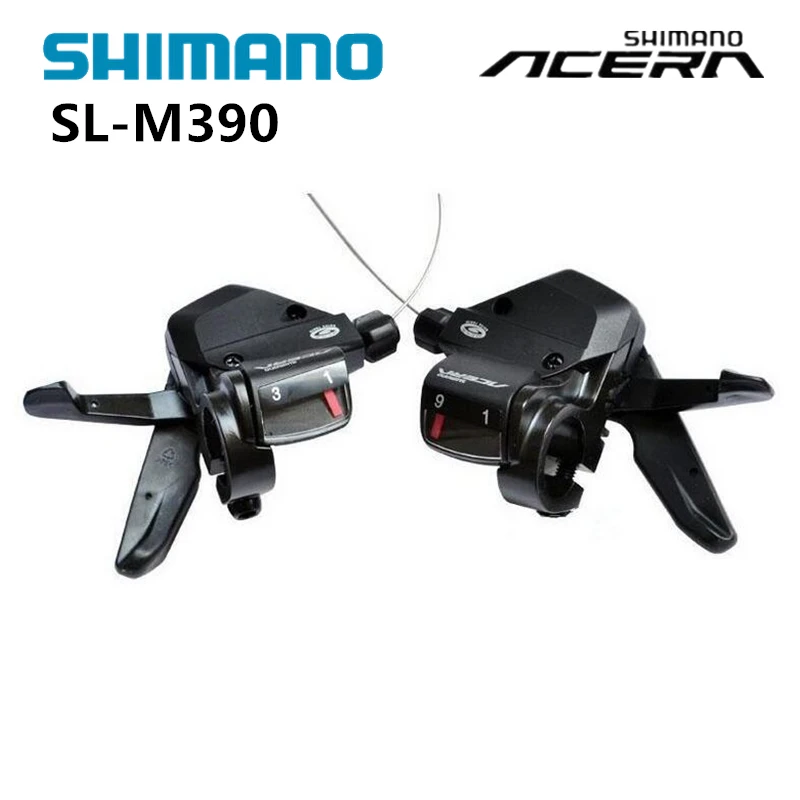 Shimano-OEM SL M390 3x9 s 27 скоростей переключения пальцев левой и правой MTB переключатели для горного велосипеда передачи велосипеда