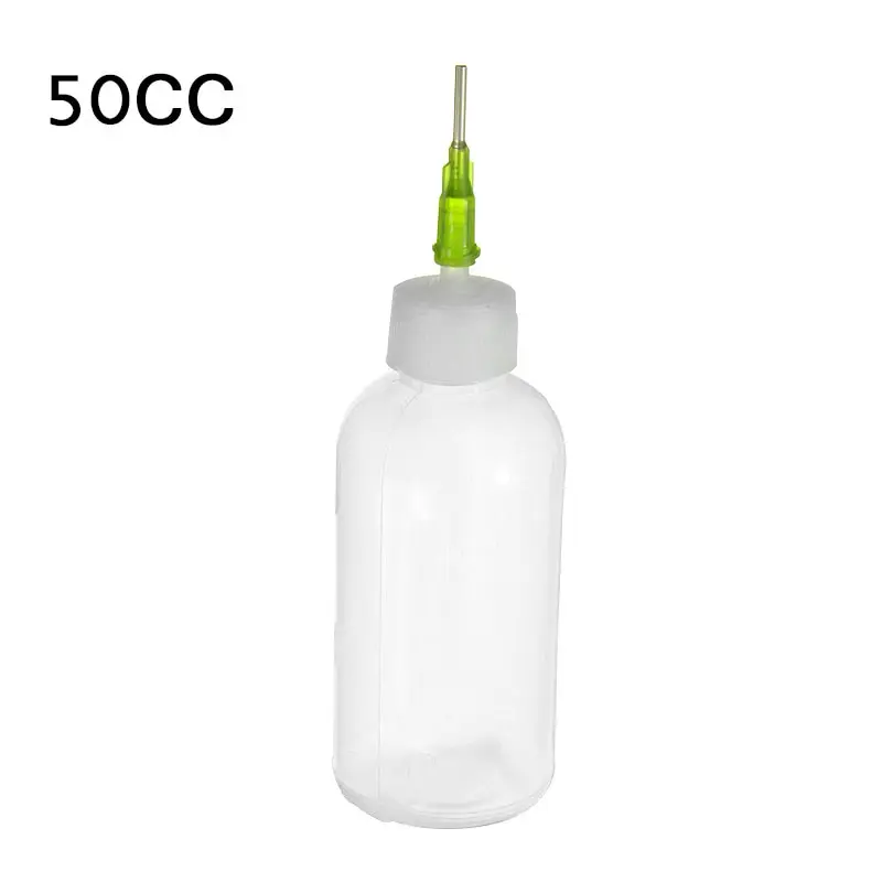 Rosin Flux Bottle 50 мл канифоль бутылка для флюса наконечник с иглой для бутылки пустая жидкая бутылка для флюса для паяльная канифоль флюс дозатор пасты с иглой - Цвет: Rosin Flux Bottle