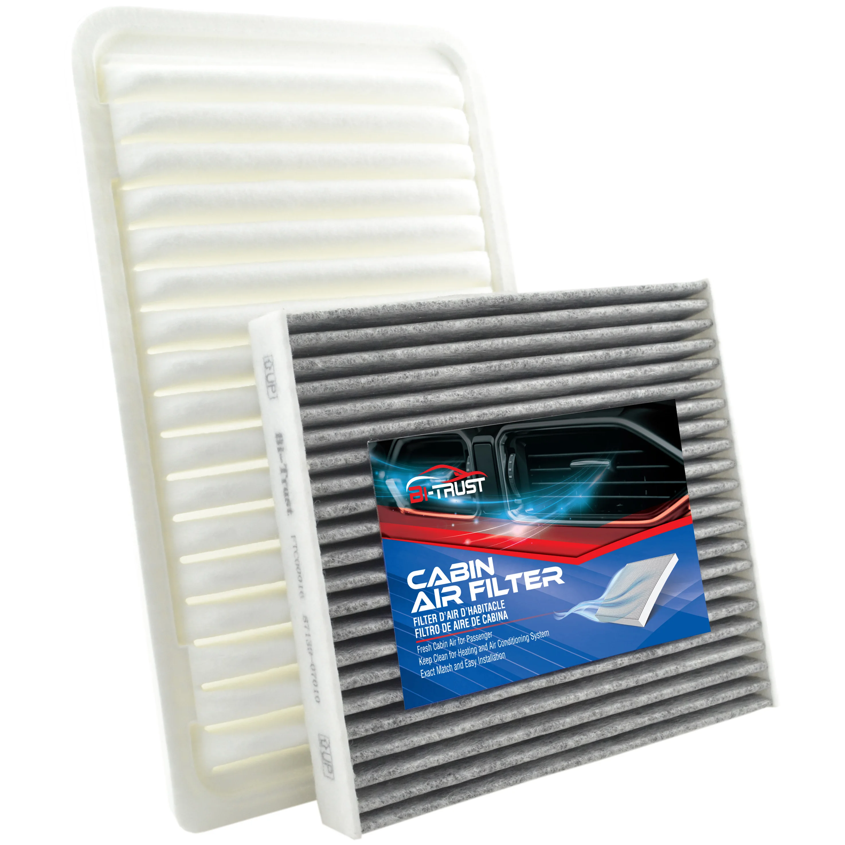 

Replacement Engine & Cabin Air Filter Active Carbon for 2007-2011 Toyota Camry/2009-2013 Toyota Highlander car assessors