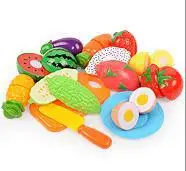 Cutle 13 sets Kuulee пластиковая имитация фруктов и овощей Кухня детская игрушка фруктовый магазин украшения - Цвет: Cutle 13 sets