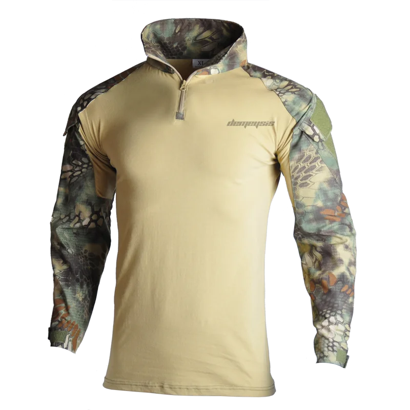 Тактическая Военная униформа для страйкбола армии США, камуфляжные боевые костюмы, рубашка+ штаны с налокотниками, наколенники - Цвет: shirts mandrake