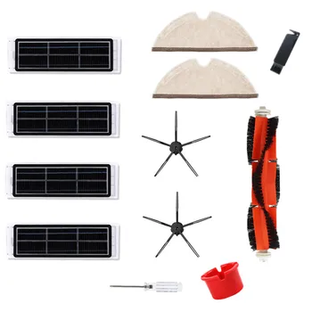 

Main brush+side brush+filter+Rag+Cleaning brush+Screwdriver For Xiaomi Roborock S6 S60 Vacuum Cleaner Accessories