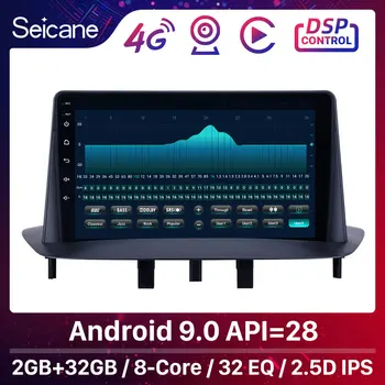 

Seicane Car GPS Car Multimedia Player Stereo Android 9.0 GPS for Renault Megane 3 2009 2010 2011 2012-2014 support Carplay SWC