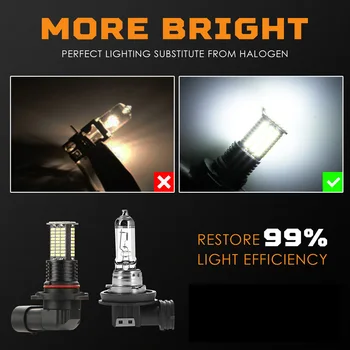 

Aluminum Fog Lights For BMW For Ford Set Parts Car Auto 55W 8000K Lamps