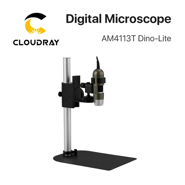 Cloudray Digital Microscope AM4113T Dino-Lite 200X Enlarge Bulid-in 8 LED Light for Co2 Engraving Machine Measure Material