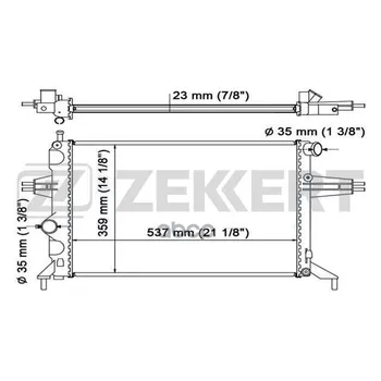 

Radiator OHL. DV. Opel Astra G 98-zafira a 99-zekkert art. mk-1112