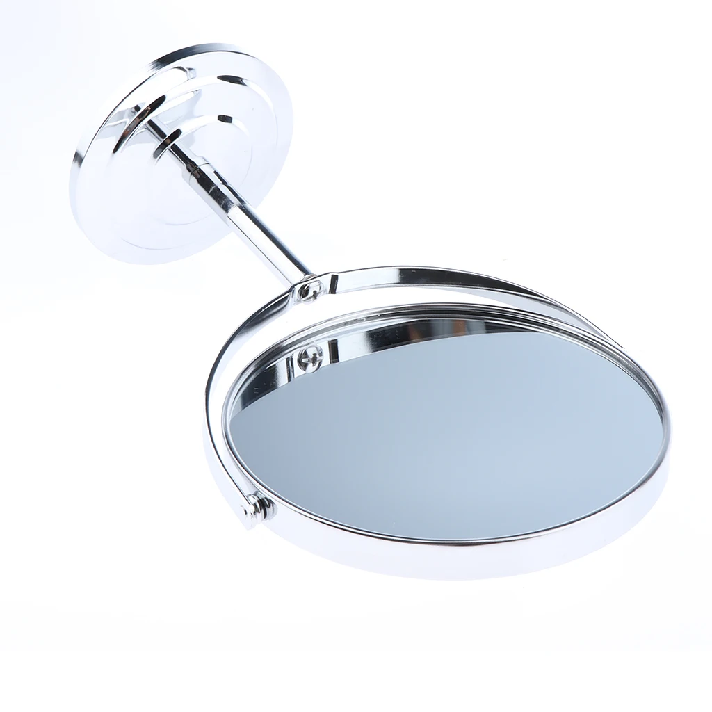 6-inch Round Tabletop Two-sided Swivel Vanity Mirror with 2x Magnification for Women Girl Makueup Hair Styling Accessories