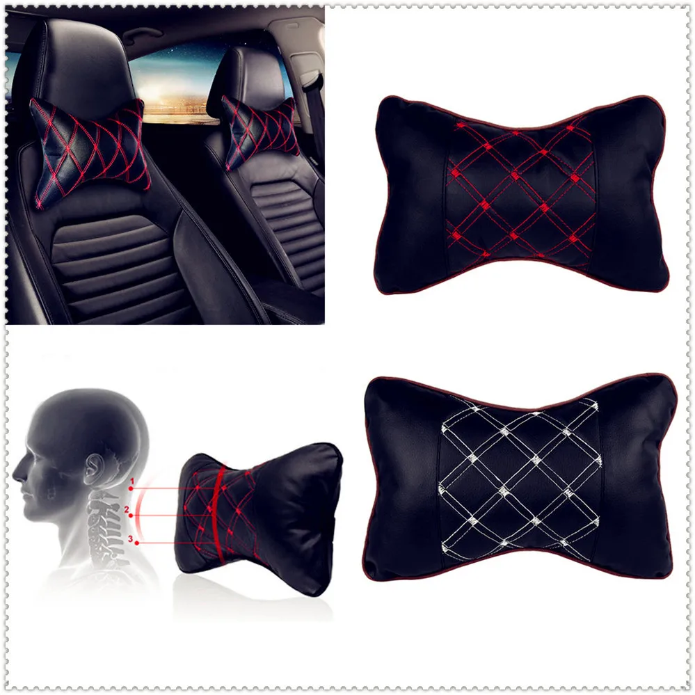 Car Pillow Headrest Seat Head Neck Rest Cushion Pad for Volvo S40 S60