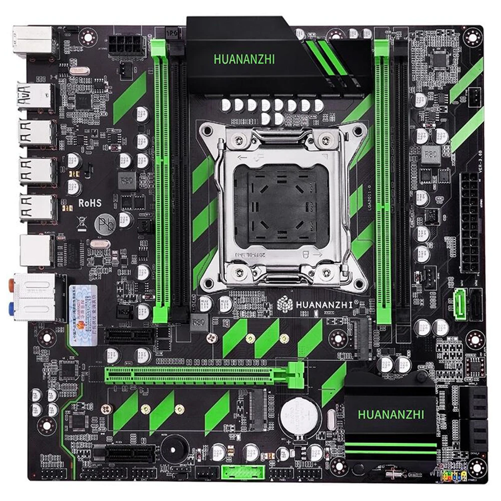 

HUANANZHI X79 ZD3 Replacement Part ECC USB 3.0 Office ATX Home Computer E5 CPU Dual PCI E 16X Motherboard SATA3 Reg For Intel