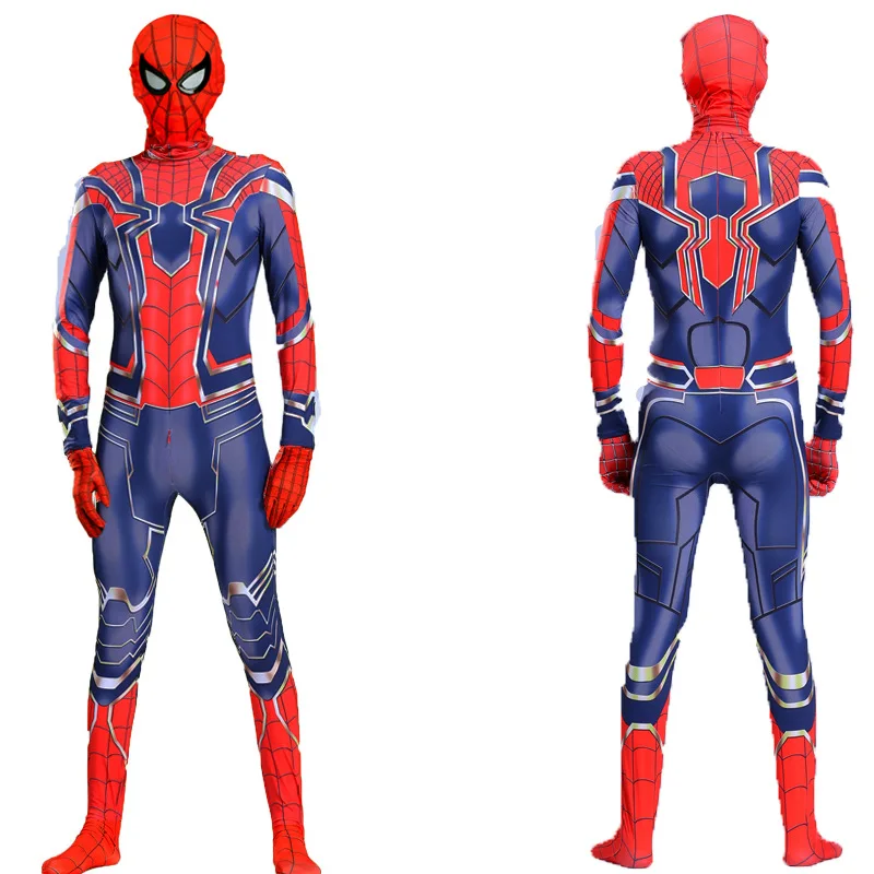 Костюм «мстители», «Железный Человек-паук», костюм «Человек-паук», мужские костюмы для Хэллоуина, маскарадный костюм «Человек-паук» для взрослых и детей