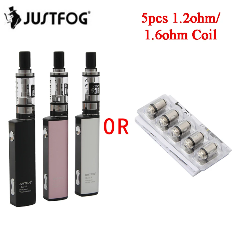 Оригинальный стартовый комплект Justfog Q16 аккумулятор 900 мАч Бак клиромайзер