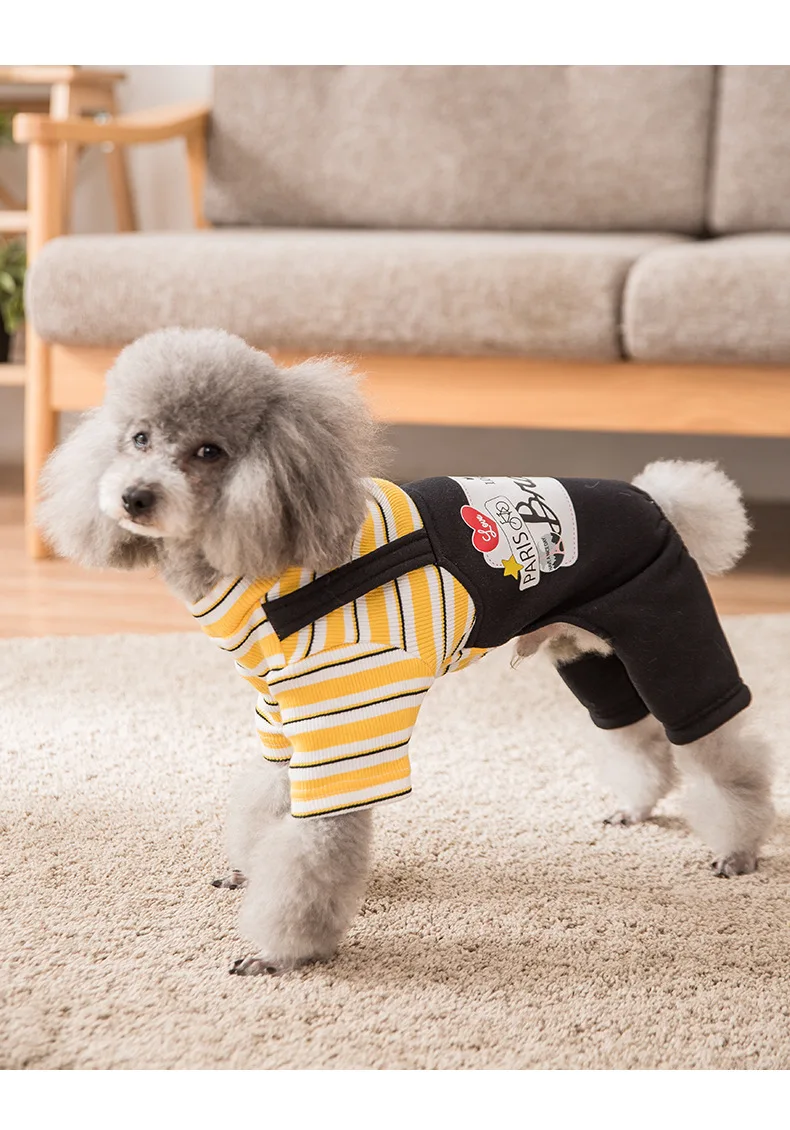 Одежда для маленьких собак на осень и зиму, тонкие комбинезоны маленьких размеров для маленьких собак, одежда для собак желтого и красного цветов