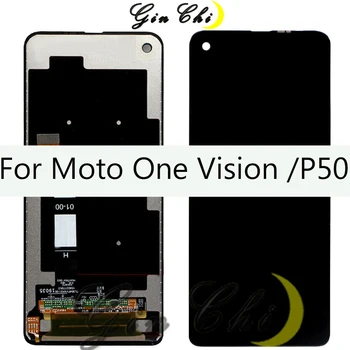 

AMOLED For Motorola Moto One Vision lcd Touch Screen Digitizer For moto p50 LCD Replacement XT1970-1 LCD