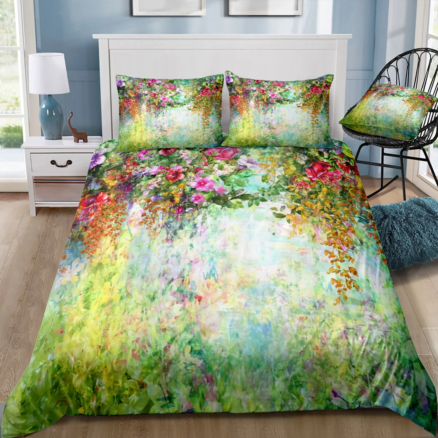 

Комплект постельного белья из 2/3 предметов с пододеяльником и подушкой