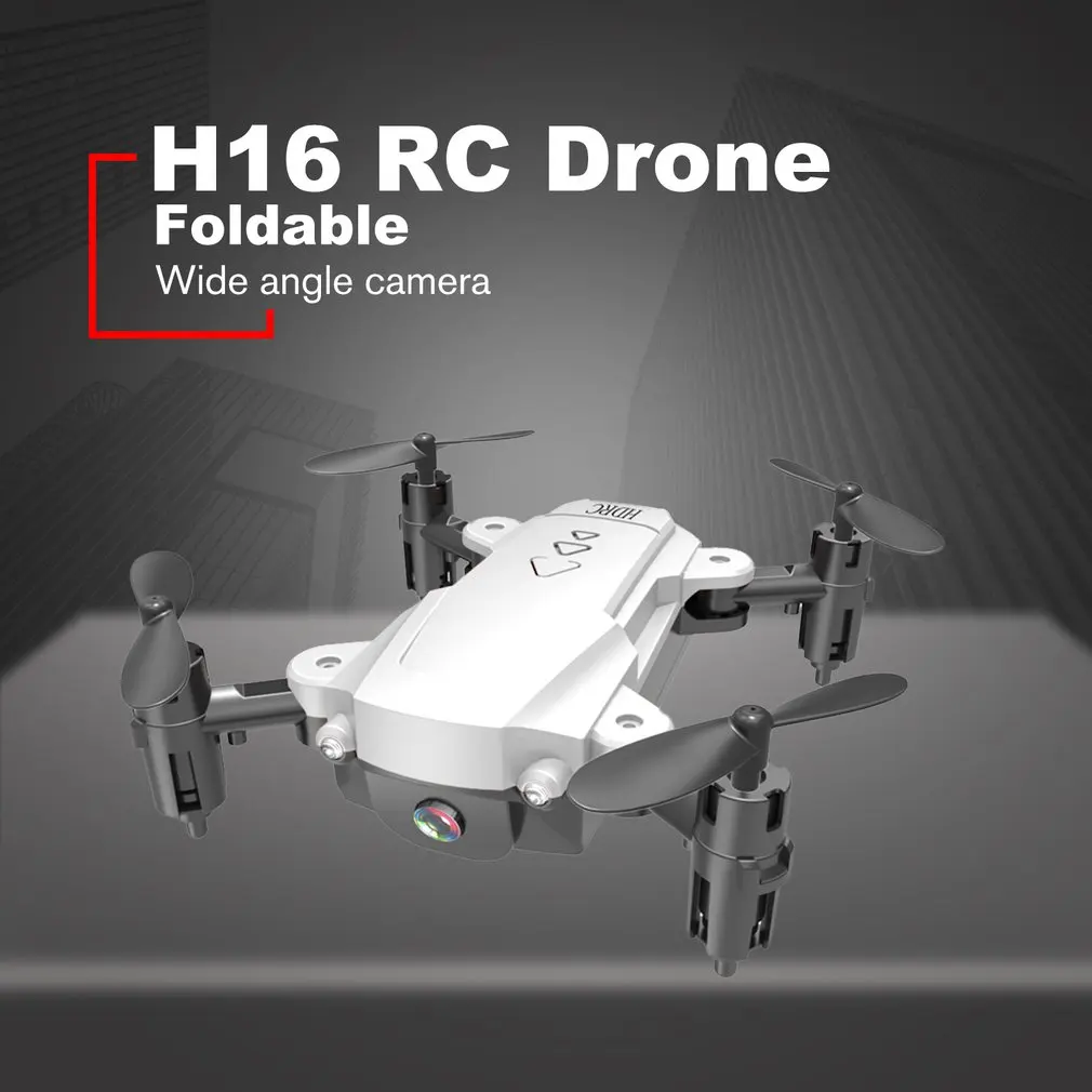 Горячая H16 складной RC WiFi FPV Дроны с HD камерой RC вертолет самолет высота удержания воздушные видео игрушки для детей