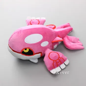 

26cm Anime Shiny Kyogre Plush Toys Shark Doll Peluche Pikachu Eevee Psyduck Mew Series Plush Toys Women kids Birthday Gift