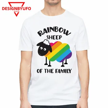 

Rainbow Sheep Of The Family T Shirt Love is Love LGBT Pride Tee Shirt Men And Women Short Sleeve Casual Printed t-shirt