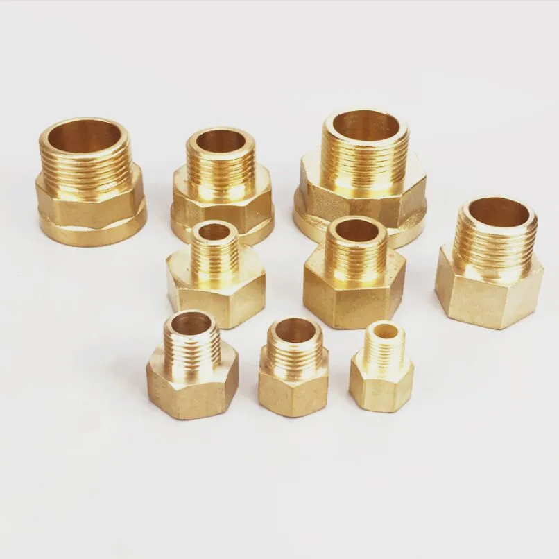 1/8&quot 1/4&quot 3/8&quot 1/2&quot 3/4&quot BSP Female To Male Thread Brass Pipe Fitting Hex Head Connector Coupler Adapter for Water Gas Fuel |