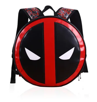 

Super Hero Deadpool Print Backpack Mochila for Students Casual PU School Bag Gift Men Cartoon Anime Dead-pool Bags Backpack
