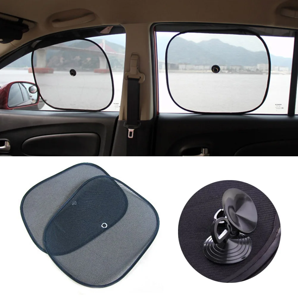 1 шт., новинка,, автомобильный солнцезащитный блок(пара), летний Автомобильный солнцезащитный блок, нейлоновая сетка, черный боковой блок, твердый и прочный Автомобильный солнцезащитный блок