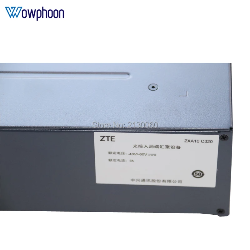Оригинальный ZTE GPON EPON OLT C320 1 * SMXA + PRAM (1G AC DC) Оптический линейный терминал