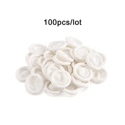 Disposable Latex Finger Cots - Natural Rubber Protective Fingertips for DIY Crafting and Resin Work (50/100 Pack) (100Pcs)